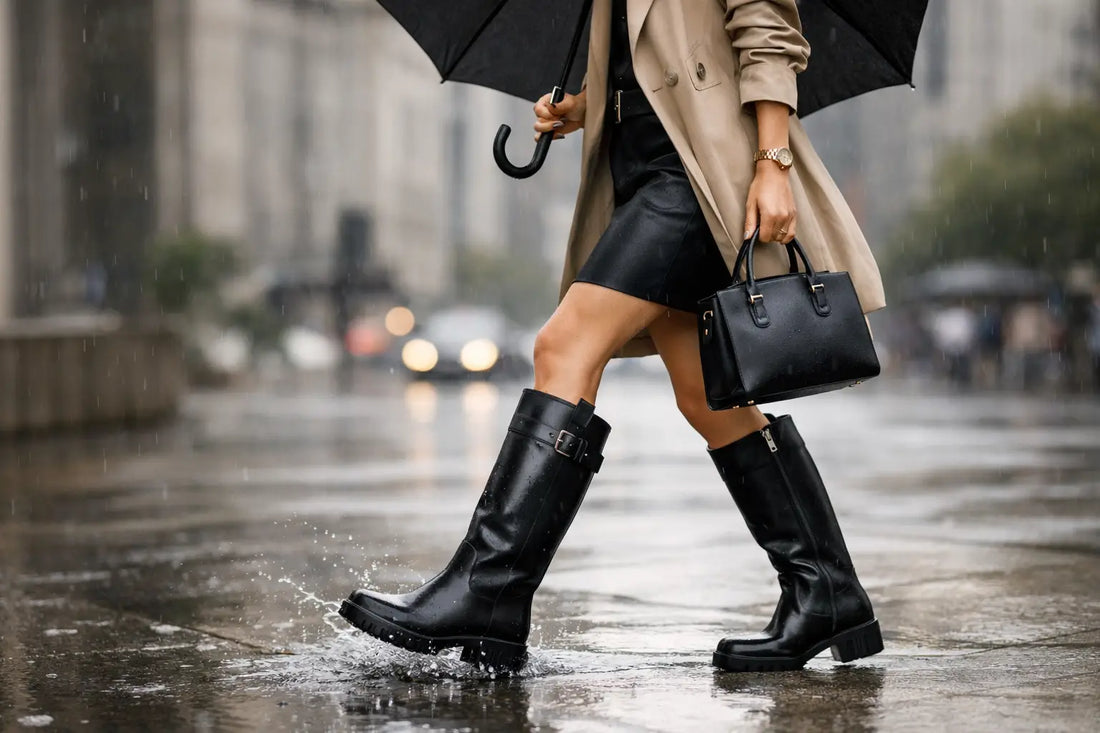 Designer Boots for Rain That Keep Their Poise