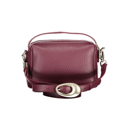 Mario Valentino Rosso Poliuretano Womens Bag with Adjustable Shoulder Strap