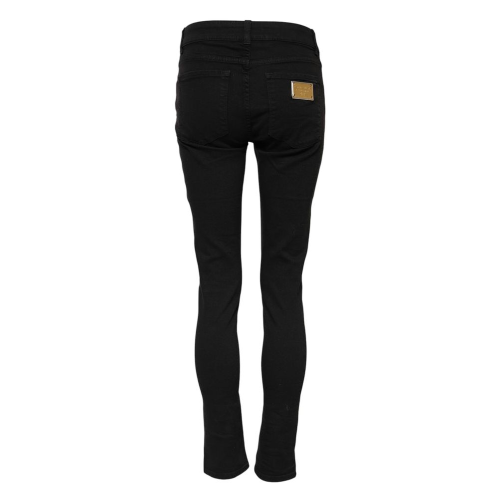 Vaqueros pitillo Dolce & Gabbana de algodón negro