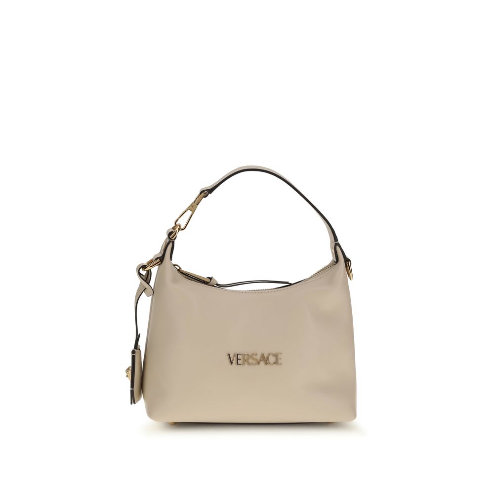 Bolso de Piel de Becerro Beige Bos Taurus Versace