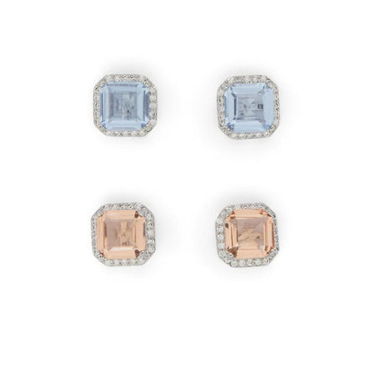 ALDO Blue Elastane Earrings