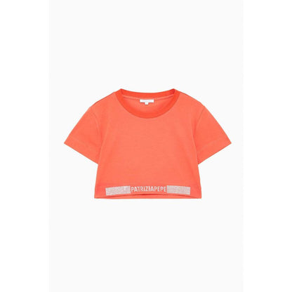 Patrizia Pepe Pink Cotton Tank Tops
