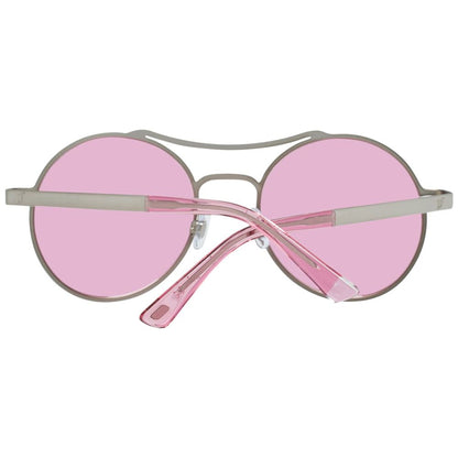 WEB EYEWEAR Gold Metal Sunglasses
