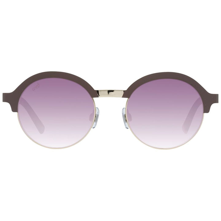 WEB EYEWEAR Gold Metal Sunglasses