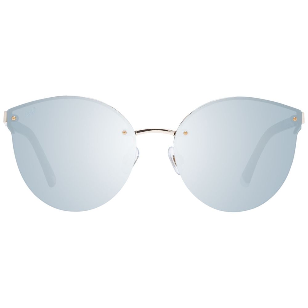 WEB EYEWEAR Gold Metal Sunglasses