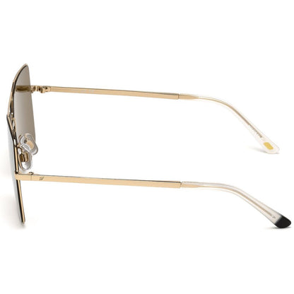 WEB EYEWEAR Pink Metal Sunglasses