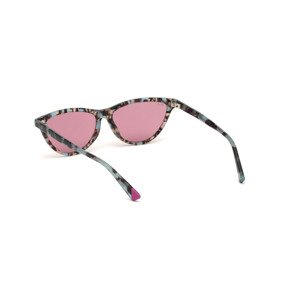WEB EYEWEAR Brown Plastic Sunglasses