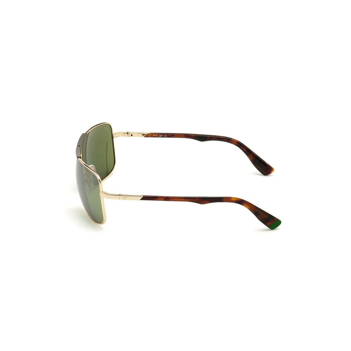 WEB EYEWEAR Gold Metal Sunglasses