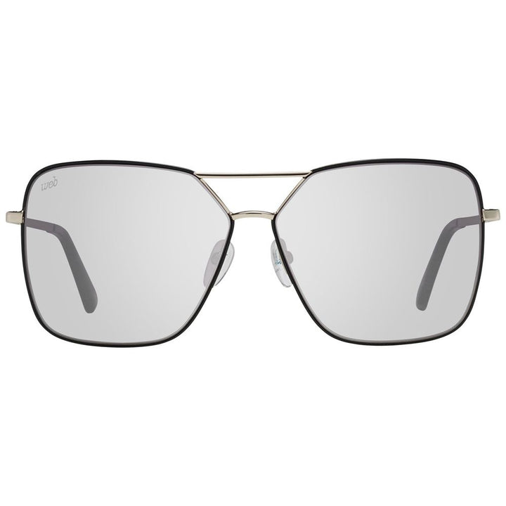 WEB EYEWEAR Gold Metal Sunglasses