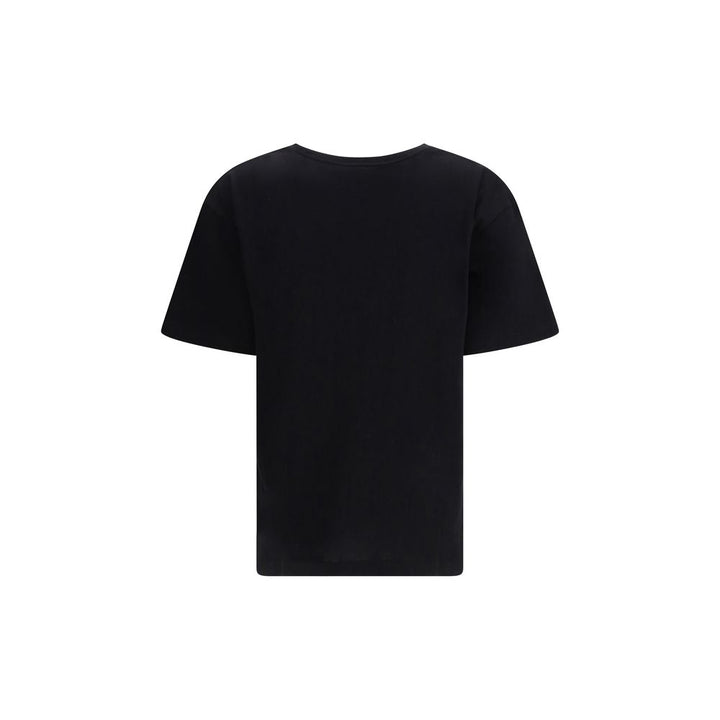 Valentino Garavani Black Cotton T-Shirt