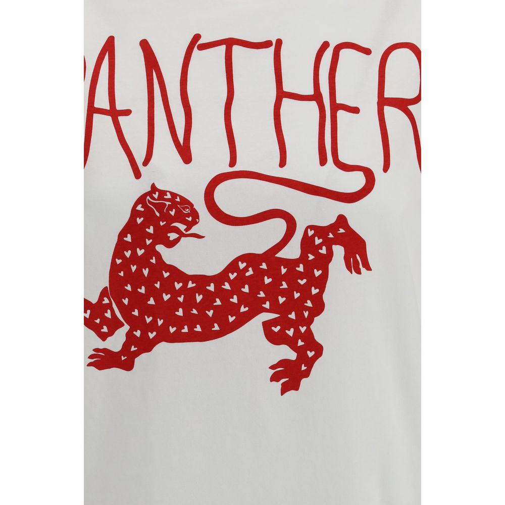 Camiseta de algodón blanca de Valentino