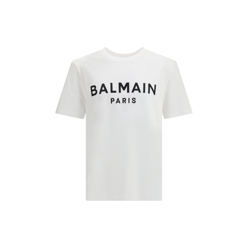 Camiseta Balmain de Algodón Blanco