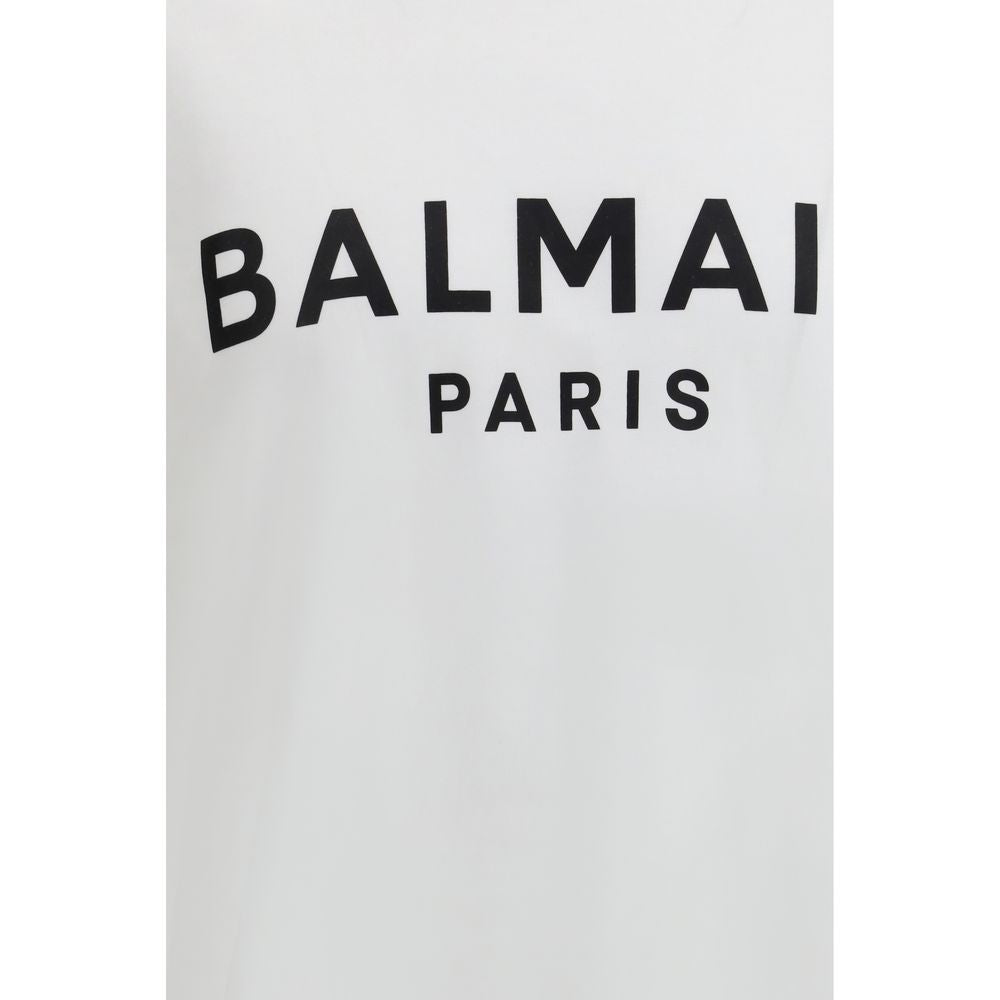 Camiseta Balmain de Algodón Blanco