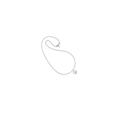 DIAMONFIRE Gray Silver Necklace