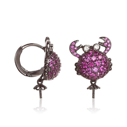 Lancaster Bicolor Silver Earrings