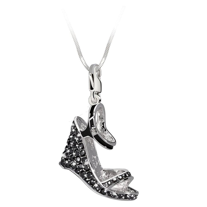 GLAMOUR Black Silver Bracelet