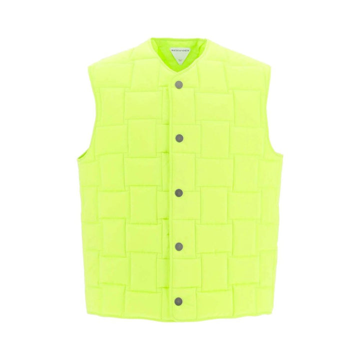Bottega Veneta Bicolor Polyamide Sleeveless Jacket