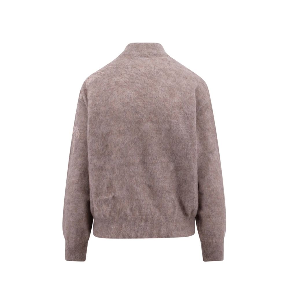 Sweat-shirt Brunello Cucinelli en cachemire beige