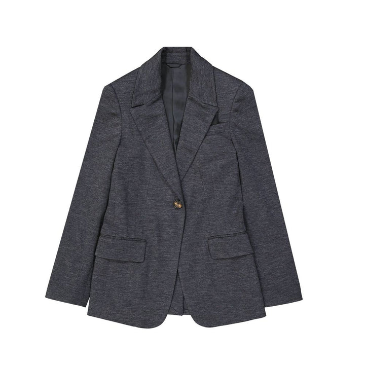 Brunello Cucinelli Blazer en laine grise