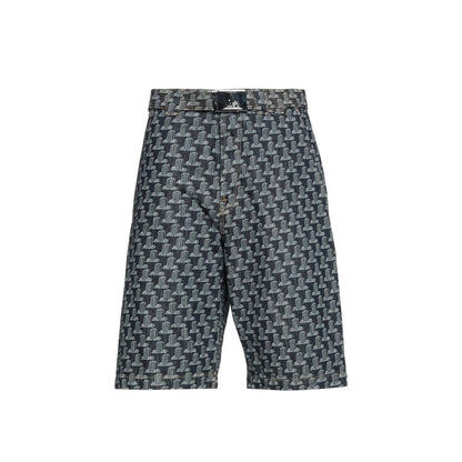 Lanvin Blue Cotton Shorts