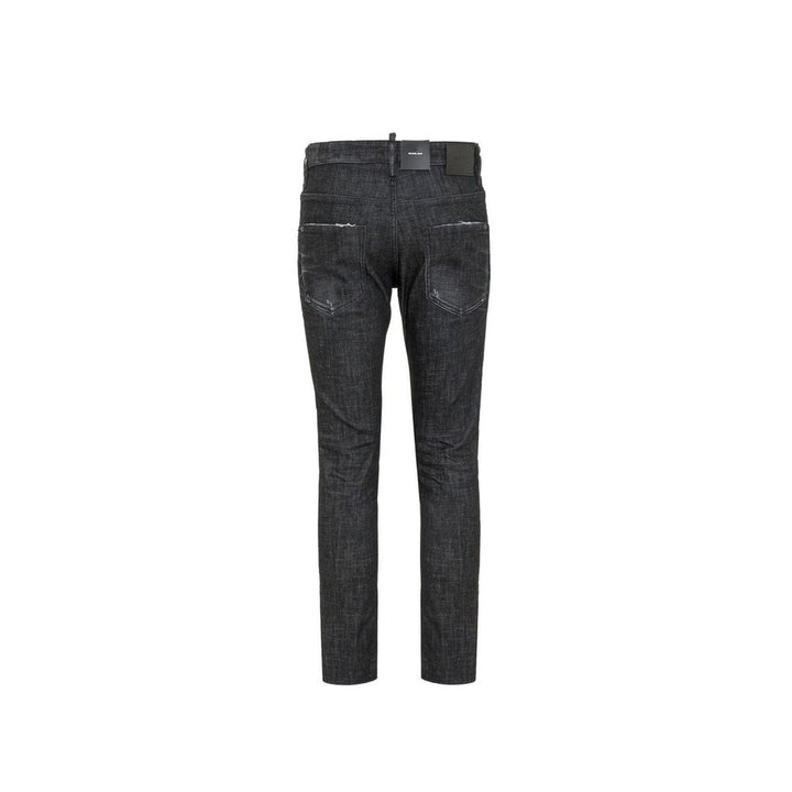 Dsquared² Black Cotton Skinny Jeans
