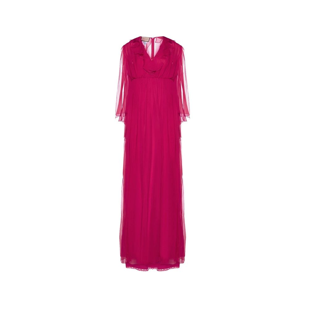 Vestido informal de seda multicolor Gucci
