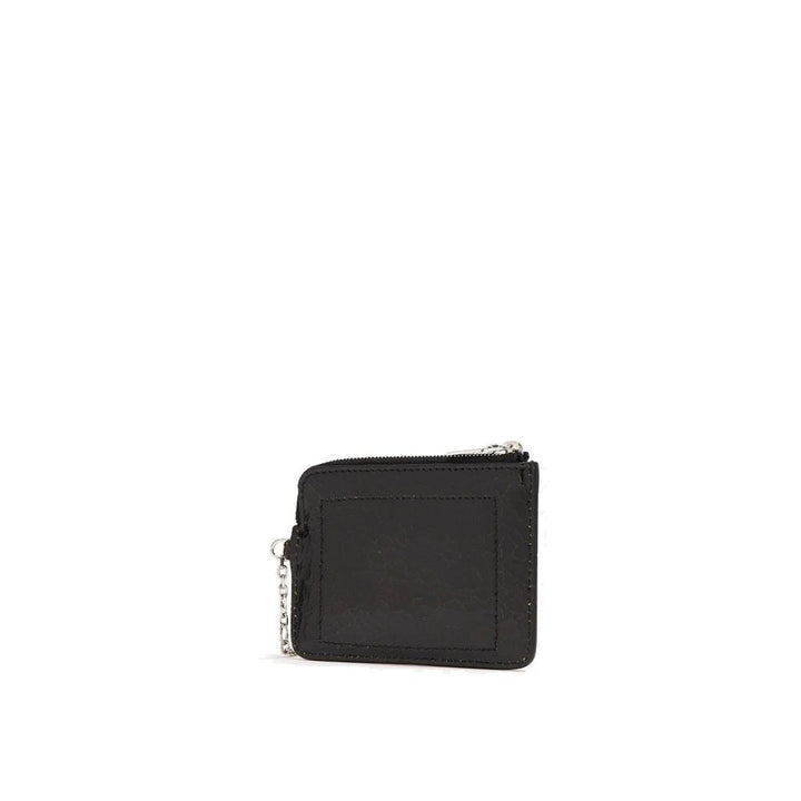Bolso de mano Alexander McQueen de piel de becerro negra