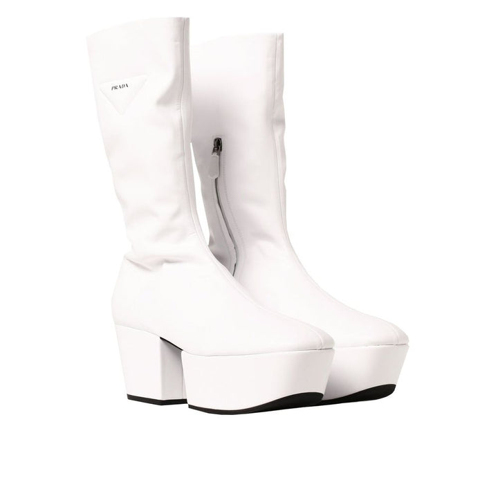 Botas Prada de Polietileno Blanco