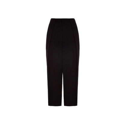 Balmain Pantalon décontracté noir en viscose