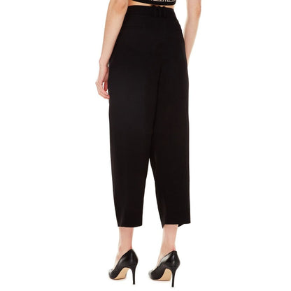 Balmain Pantalon décontracté noir en viscose