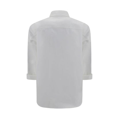 Camisa de vestir blanca de algodón Brunello Cucinelli