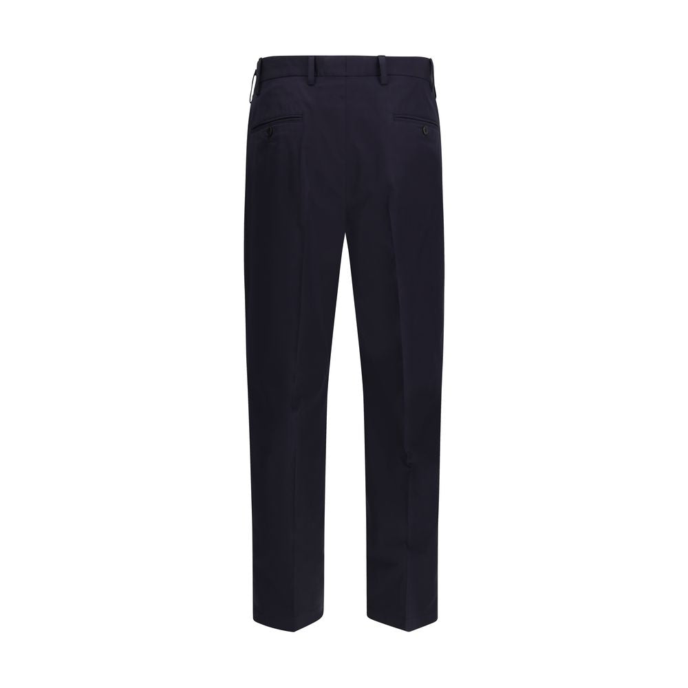 Pantalones casuales Prada de algodón azul