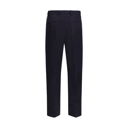 Pantalones casuales Prada de algodón azul