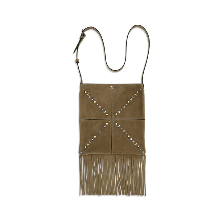 Bolso de Hombro Valentino Garavani Beige de Piel de Becerro Bos Taurus