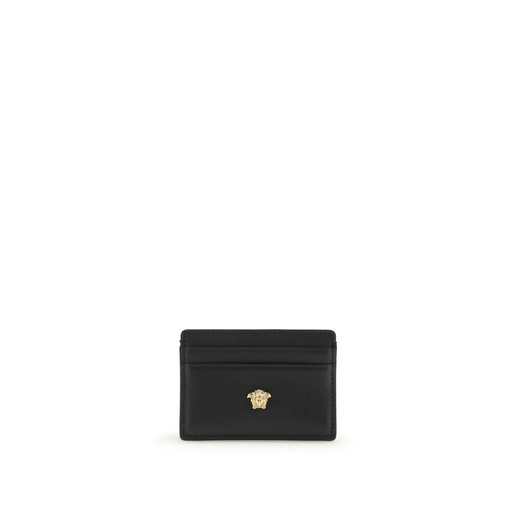 Cartera Versace de piel de becerro negra Bos Taurus