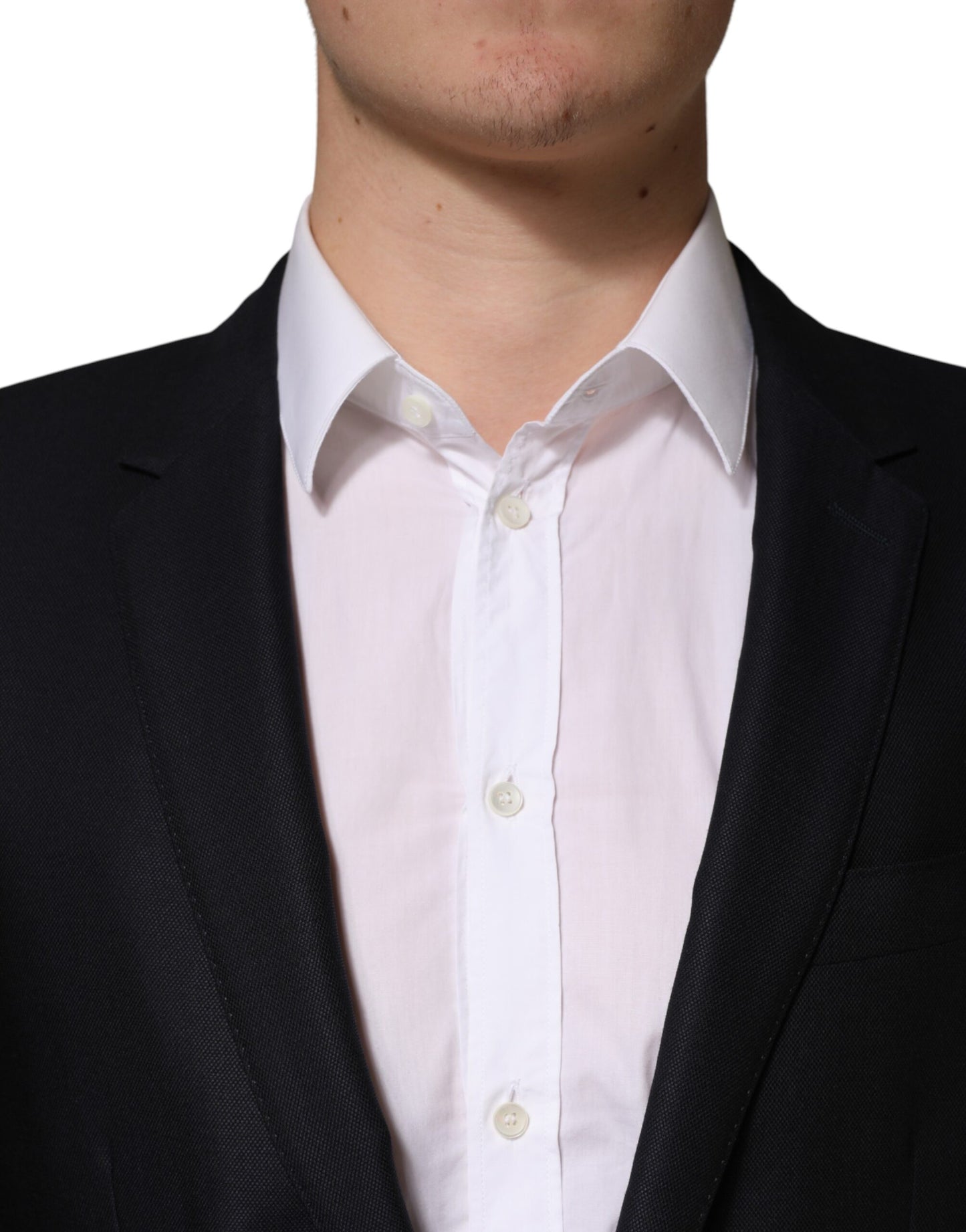 Blazer de chaqueta de un solo botón MARTINI negro de Dolce & Gabbana
