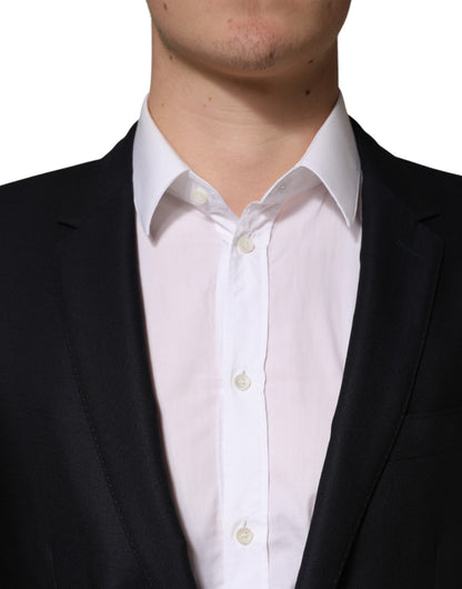 Blazer de chaqueta de un solo botón MARTINI negro de Dolce & Gabbana
