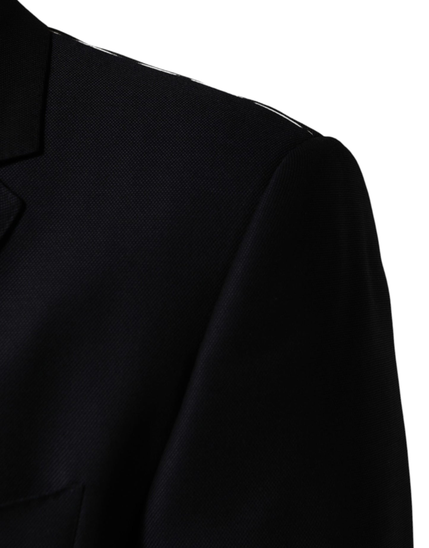 Blazer de chaqueta de un solo botón MARTINI negro de Dolce & Gabbana