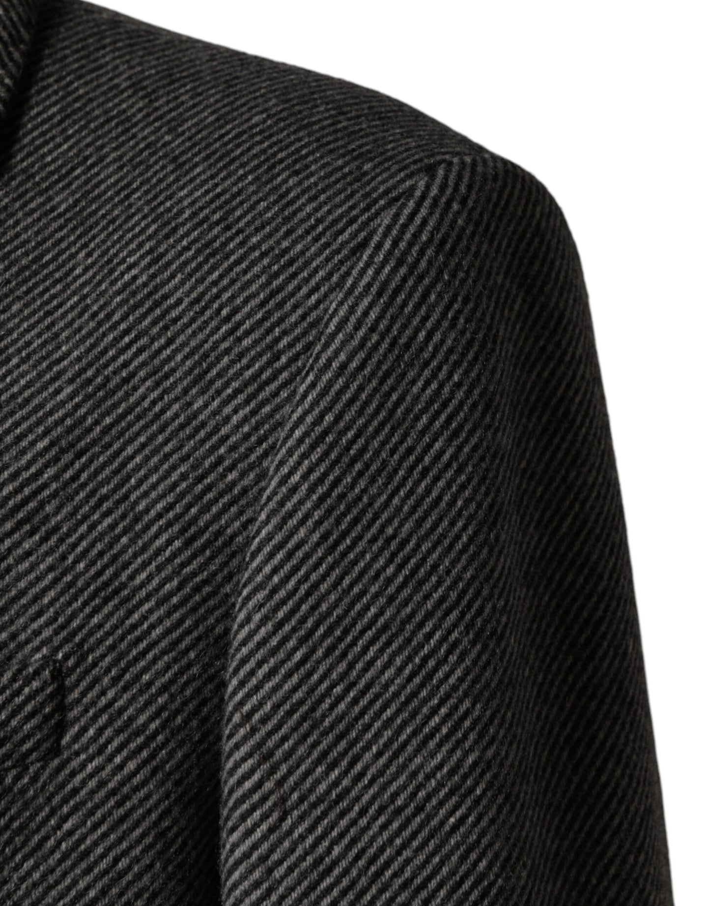 Chaqueta Gabardina Gris de Hombre Cruzada Sencilla Dolce & Gabbana