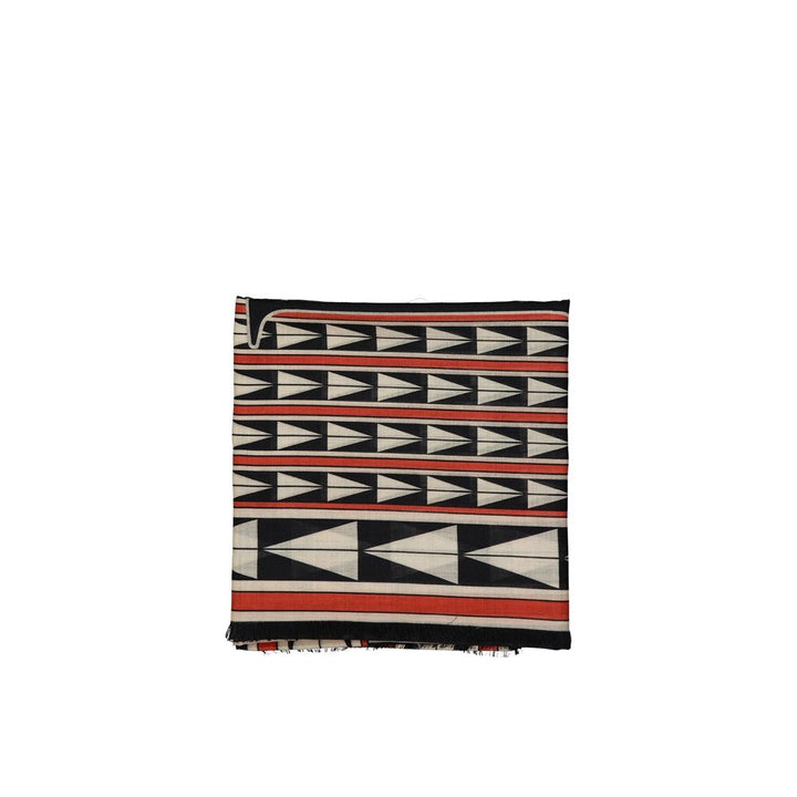 Lanvin Black Wool Scarf