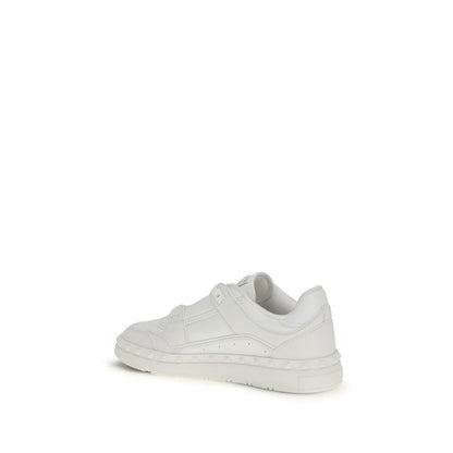 Baskets basses Valentino Garavani en cuir de veau blanc Bos Taurus
