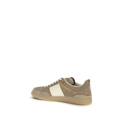 Zapatillas bajas Valentino Garavani de piel de becerro beige Bos Taurus