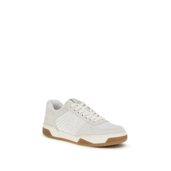 Zapatillas deportivas Valentino Garavani de piel de becerro blanca Bos Taurus