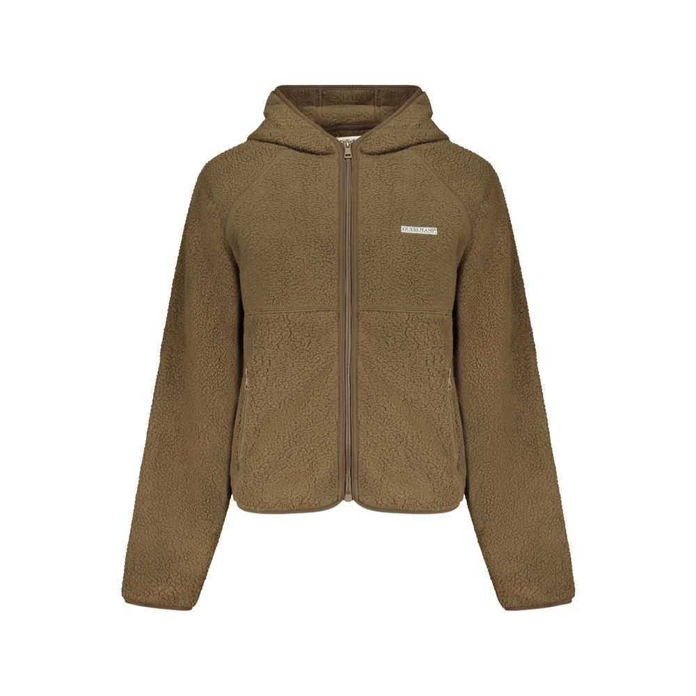 Guess Jeans Marrone Polyester Women Sweatshirt
