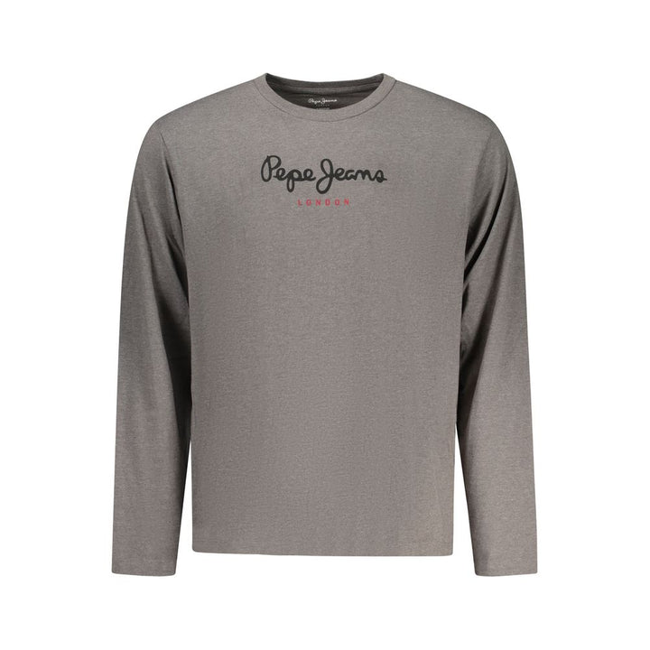 Pepe Jeans Grigio Cotton Men T-Shirt