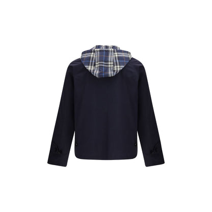 Burberry Blue Polyester Rain Coat