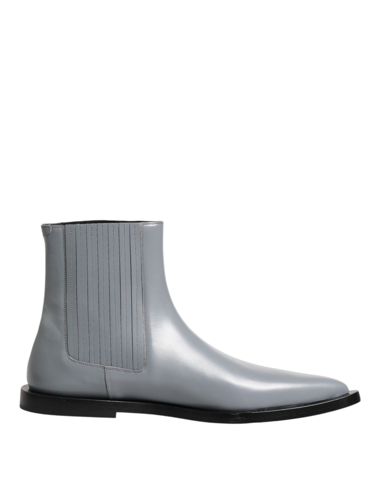 Bottes courtes Dolce & Gabbana Chelsea en gris clair