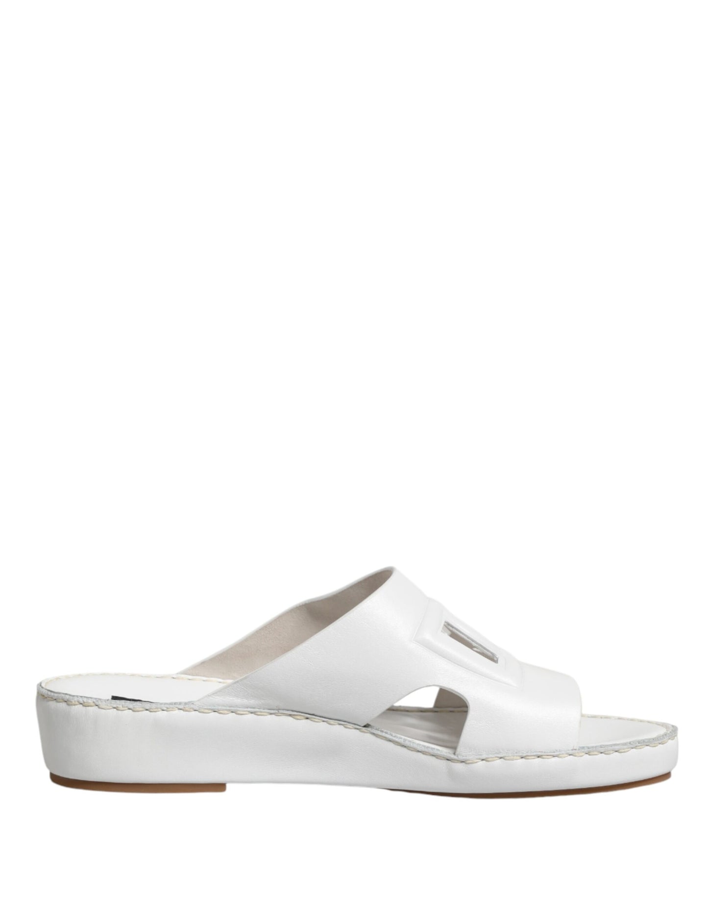 Dolce & Gabbana Zapatillas Planas Blancas DG Cutout