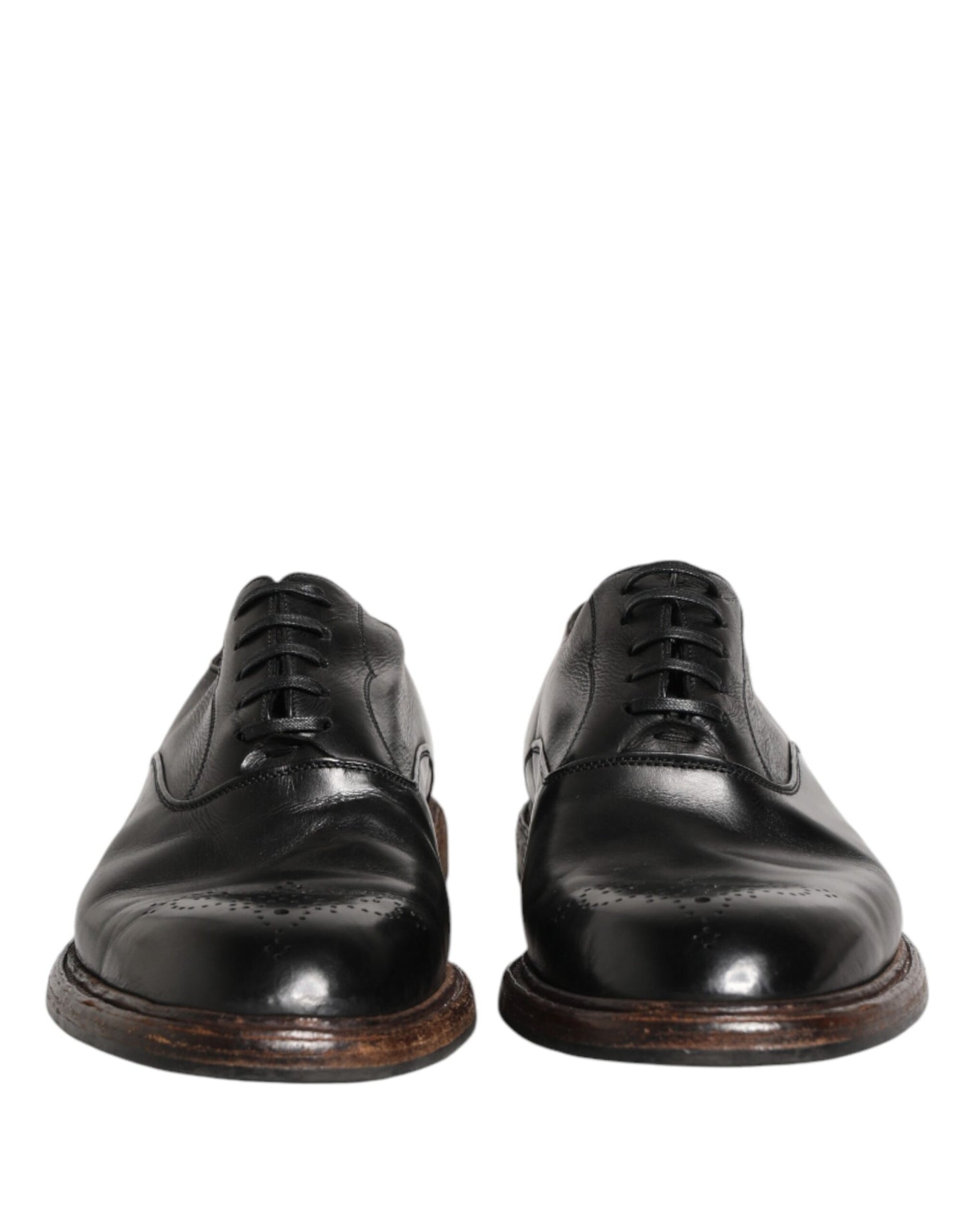 Zapatos de vestir Oxford Dolce & Gabbana de piel de becerro negra