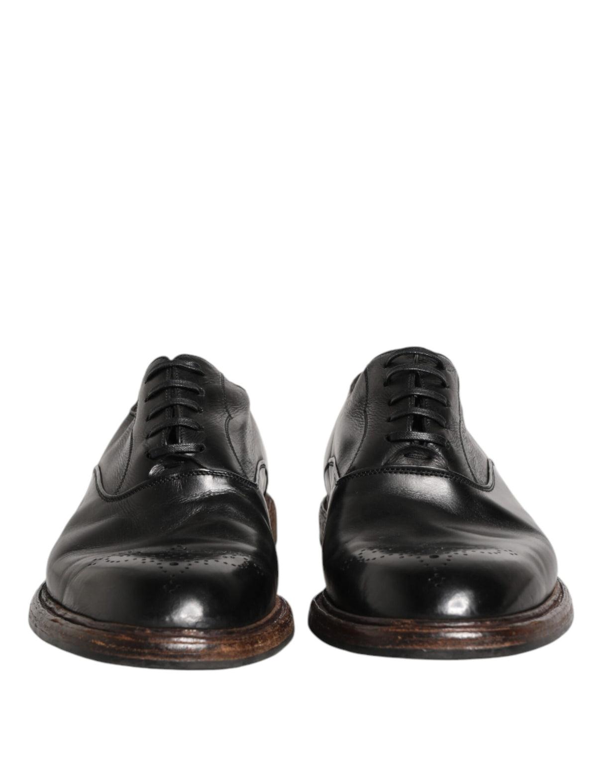 Zapatos de vestir Oxford Dolce & Gabbana de piel de becerro negra